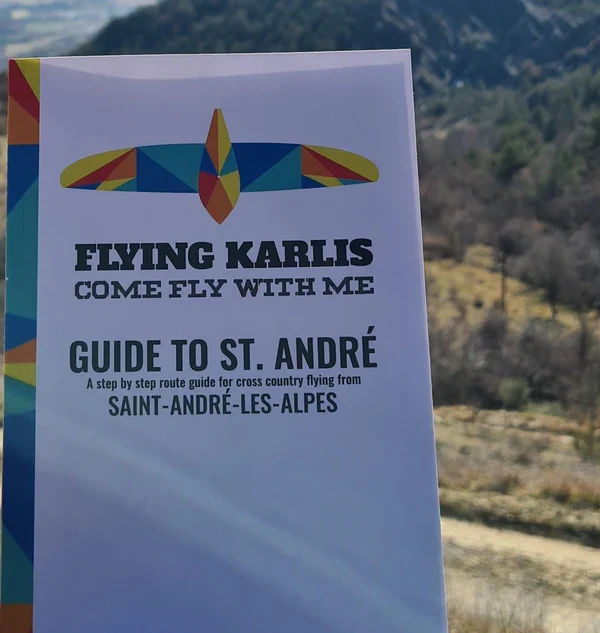Guide to St-André paragliding site cover, French Alps flying guide written by Karlis Jaunpetrovičs.